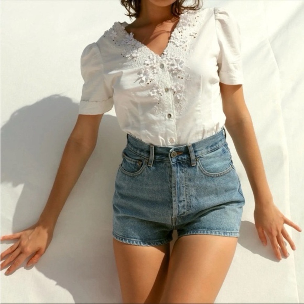Rouje Paris denim shorts size 6